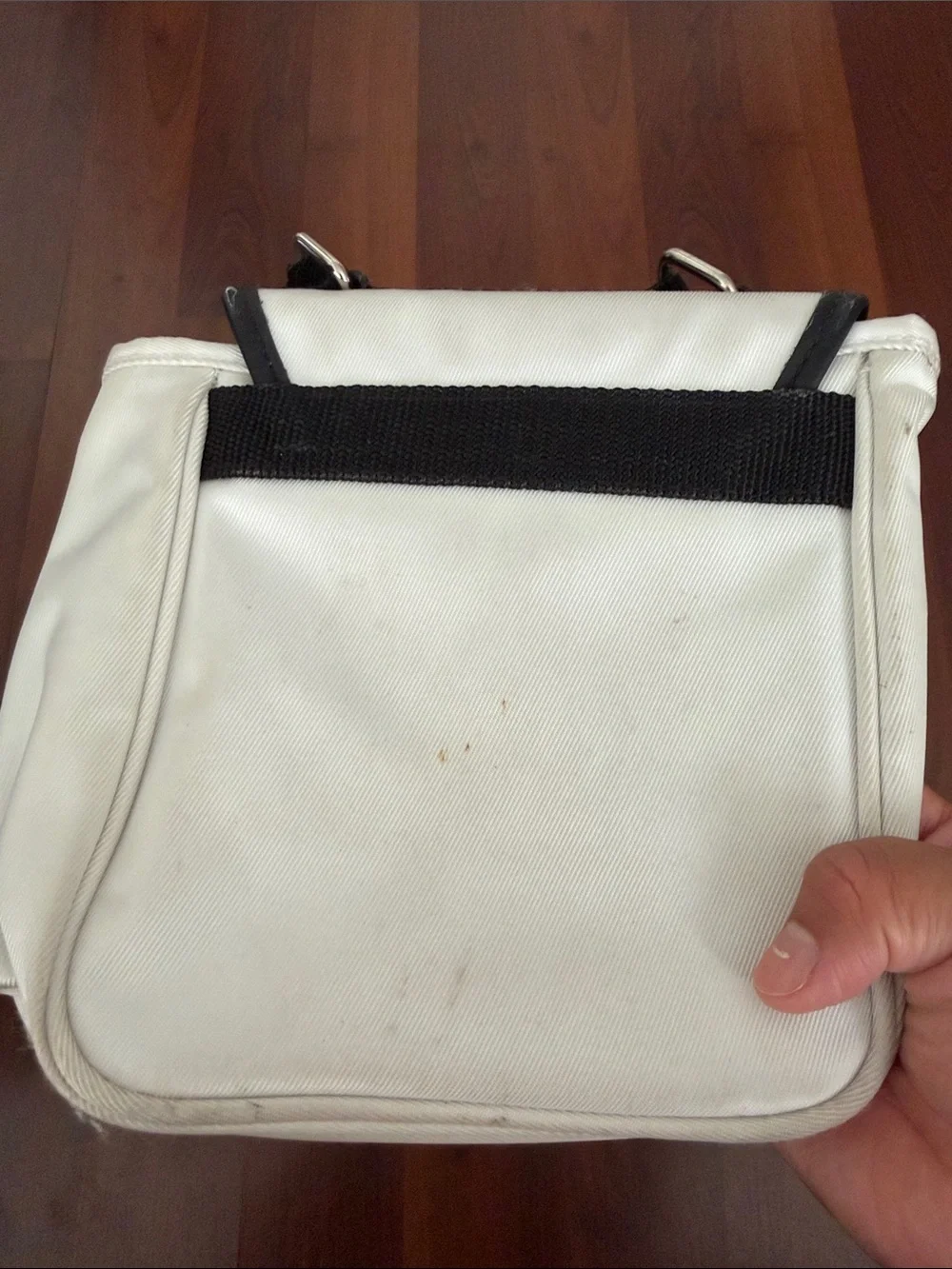 Vintage 90’s Polo by Ralph Lauren White and Black Polo Sport Crossbody Bag